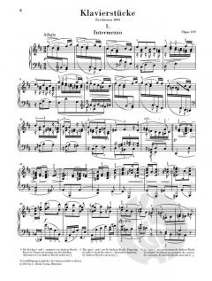 Klavierstücke op. 119 von Johannes Brahms im Alle Noten Shop kaufen - HN1250