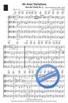 Air Avec Variations von Johann Mattheson (Download) 