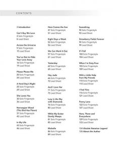 The Beatles For Fingerstyle Ukulele im Alle Noten Shop kaufen