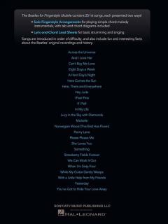 The Beatles For Fingerstyle Ukulele im Alle Noten Shop kaufen