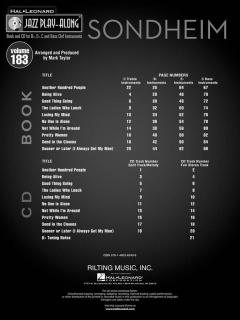 Jazz Play-Along Vol.183: Sondheim im Alle Noten Shop kaufen