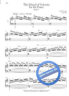 School Of Velocity, Op. 299 von Carl Czerny 