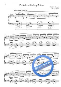 Preludes von Frédéric Chopin 