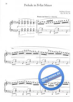 Preludes von Frédéric Chopin 