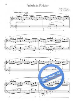 Preludes von Frédéric Chopin 