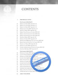 First Lessons In Bach von Johann Sebastian Bach 