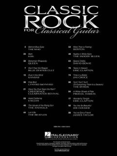 Classic Rock For Classical Guitar 