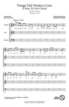 Venga Nel Nostro Coro (Come To Our Choir) (Antonio Salieri) 