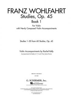 Studies, Op. 45, Book 1 von Franz Wohlfahrt 