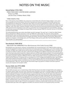 20th Century American Composers (Upper Intermediate Level) 