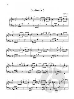 Sinfonien (Dreistimmige Inventionen) von Johann Sebastian Bach 