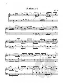 Sinfonien (Dreistimmige Inventionen) von Johann Sebastian Bach 