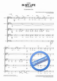 In My Live (Pop Choir Classics) (The Beatles) 