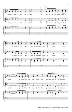 Lord, Give Me Just A Little More Time (Albert E. Brumley) 