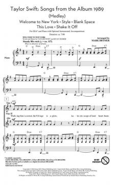 Taylor Swift: Songs From The Album 1989 (Taylor Swift) 