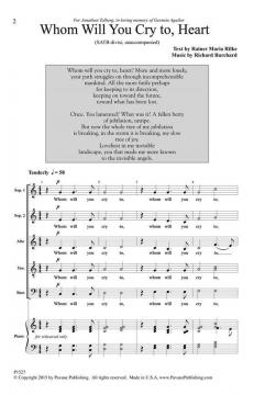 Whom Will You Cry To, Heart? (Richard Burchard) 