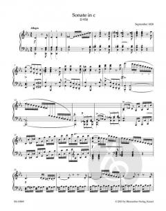 Sonate für Klavier c-Moll D 958 von Franz Schubert (Download) 