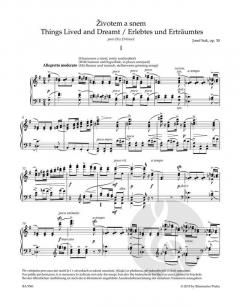 Erlebtes und Erträumtes für Klavier op. 30 von Josef Suk im Alle Noten Shop kaufen