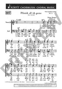 Vier lustige Lieder Nr. 2 von Peter Seeger 