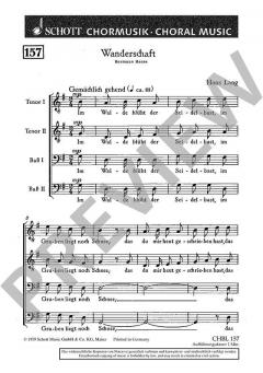 Wanderschaft von Hans Lang 