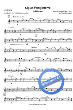 Gigue d'Angleterre (Nicolas-Antoine Lebègue) 