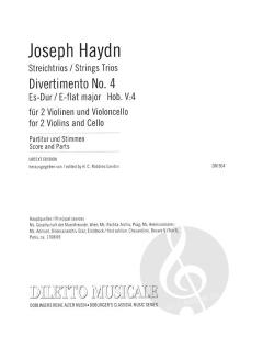 Streichtrio Nr. 4 Es-Dur Hob. V:4 von Joseph Haydn im Alle Noten Shop kaufen