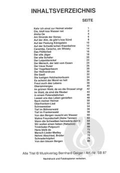 Wirtshaussingen - Liederbuch Band 1 