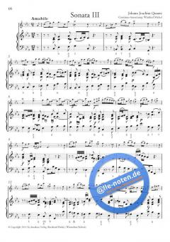 6 Sonaten op. 1 von Johann Joachim Quantz für Querflöte und Bc. im Alle Noten Shop kaufen