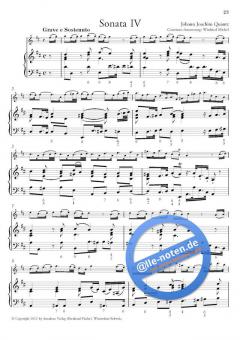 6 Sonaten op. 1 von Johann Joachim Quantz für Querflöte und Bc. im Alle Noten Shop kaufen