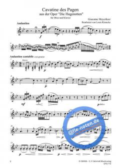 Cavatine des Pagen von Giacomo Meyerbeer 