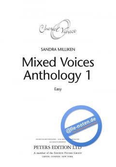 Choral Vivace Mixed Voices Anthology 1 (Sandra Milliken) 