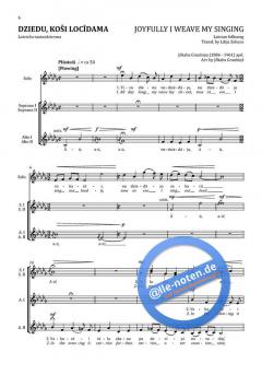 Baltic Songs for Upper Voices, Vol. 1 (Rihards Dubra) 