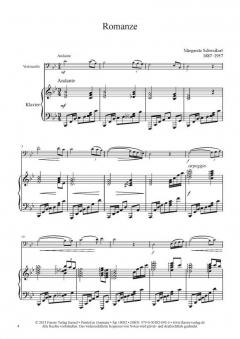 Romanze von Margarete Schweikert für Violoncello (Violine/Viola) und Klavier im Alle Noten Shop kaufen