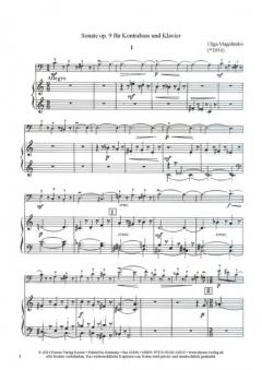 Sonata von Olga Magidenko für Kontrabass und Klavier im Alle Noten Shop kaufen