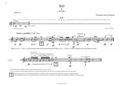 Soli von Francesco Maria Paradiso für Flöte/Bassflöte und Klavier im Alle Noten Shop kaufen