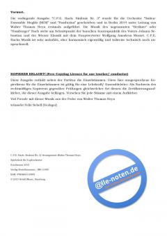 Sinfonie Nr. 3 von Carl Philipp Emanuel Bach 