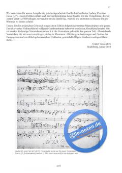 Quartett g-Moll von Johann Gottlieb Graun 