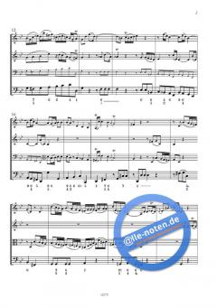 Quartett g-Moll von Johann Gottlieb Graun 