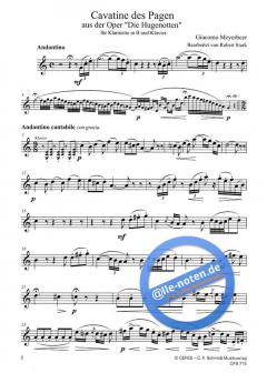 Cavatine des Pagen von Giacomo Meyerbeer 