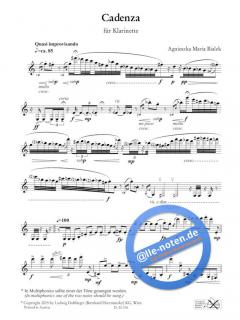 Cadenza für Klarinette solo von Agnieszka Maria Bialek 