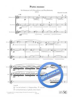 Porto mosso von Hannah Eisendle für Klarinette in B, Bassetthorn und Bass-Klarinette im Alle Noten Shop kaufen