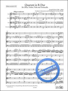 Quartett B-Dur (Joseph Fiala) 