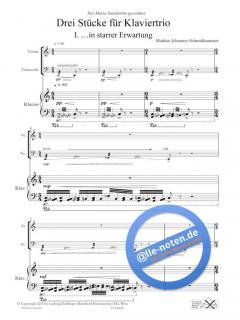 Drei Stücke für Klaviertrio 