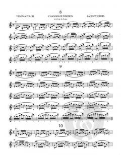 Lagenwechsel und Tonleiter-Vorstudien op. 8 von Otakar Ševčík 