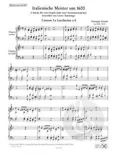 Italienische Meister um 1600 von Giovanni Gabrieli 