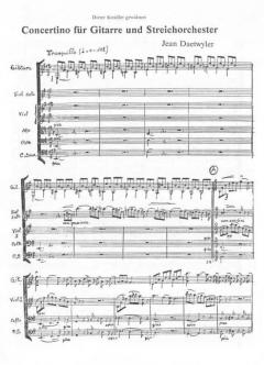 Concertino von Jean Daetwyler 