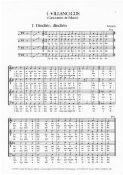 4 Villancicos (Cancionero de Palacio) 