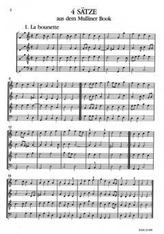 4 Sätze aus dem Mulliner Book 