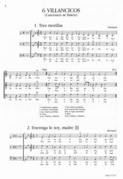 6 Villancicos (Cancionero de Palacio) 