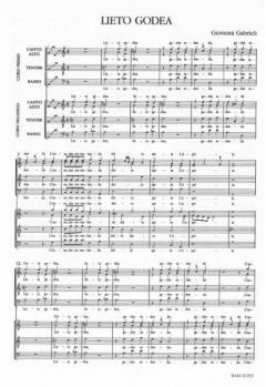 Lieto godea (Giovanni Gabrieli) 